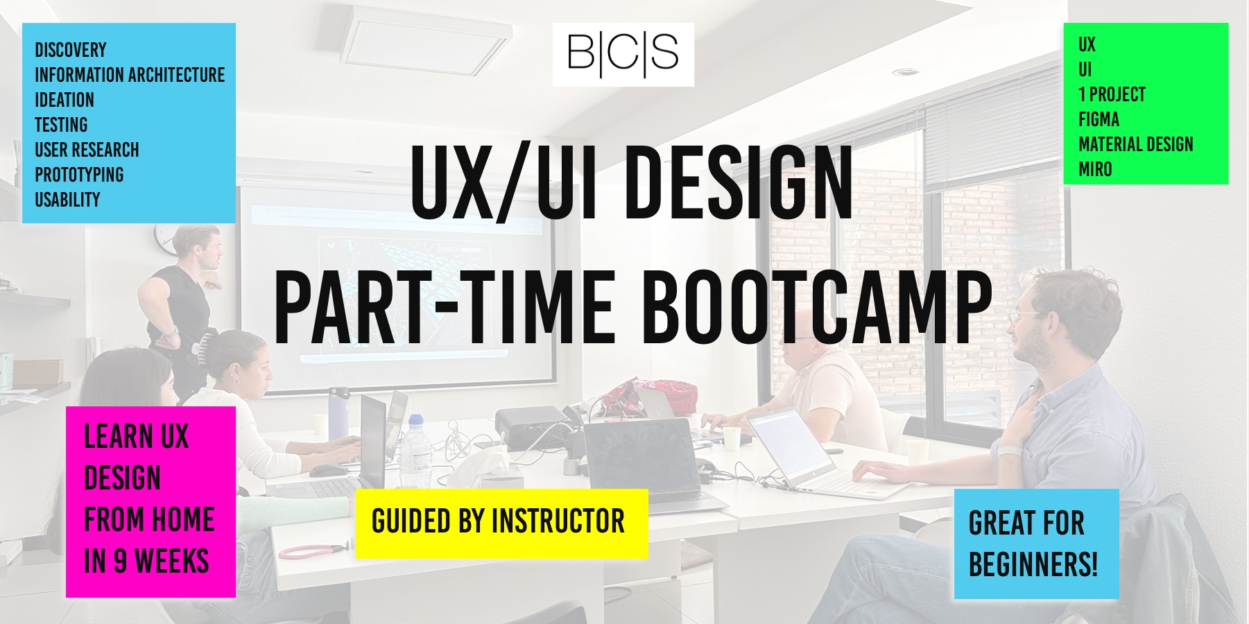 UX/UI Design part-time Bootcamp in Barcelona Code School